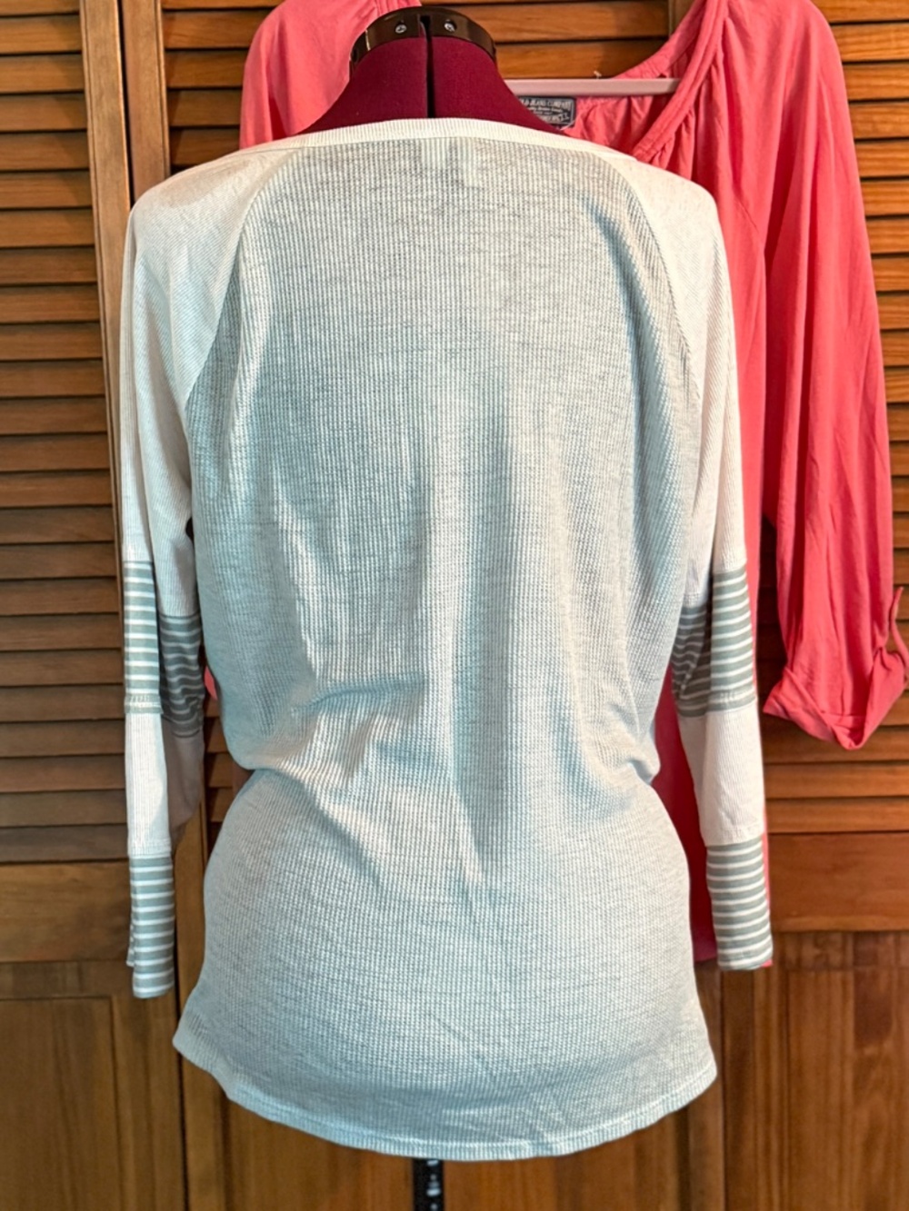 Bundle NWOT Polo Jeans Co. R.L.Henley Peasant Tunic &CATO Waffle Knit V-Neck XL - Picture 6 of 13
